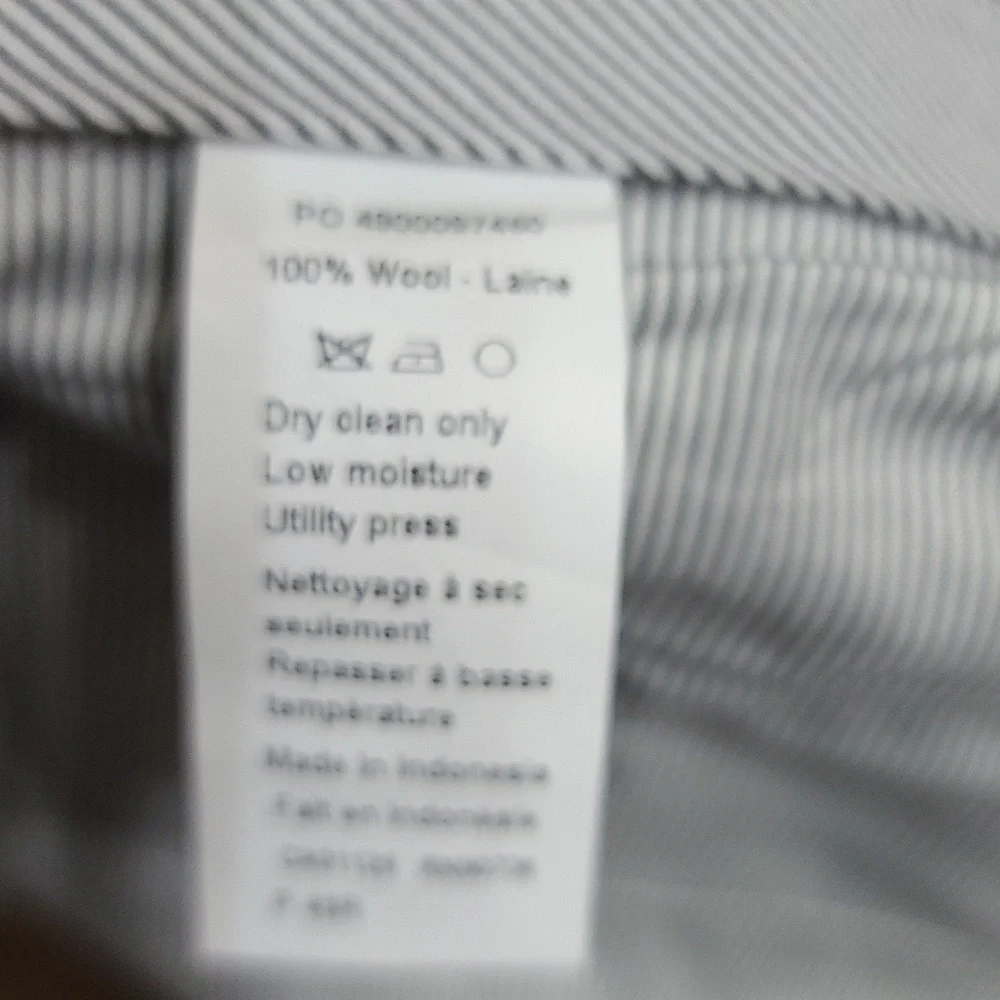 NWT Hart Schaffner Marx Mens 100% Wool Pants Chocolate Brown UNHEMMED 46 R‎
